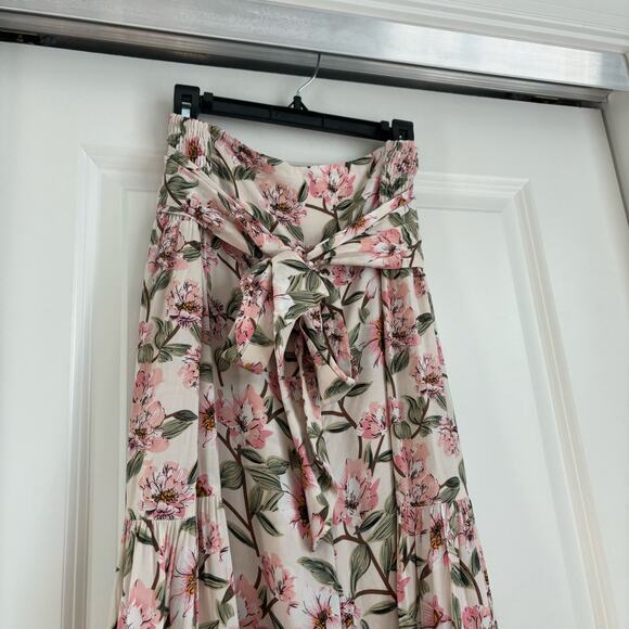 Jodiful Floral High Waist Ultra Wide Leg Flowy Pants Sz S - Picture 7 of 13